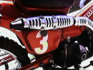 postie bike exhaust