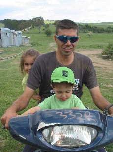 Shane and his two little ones...
