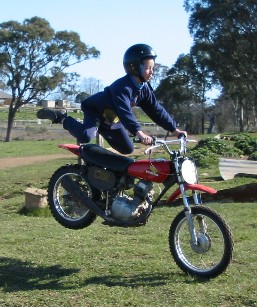 Jeremy doing a superman!